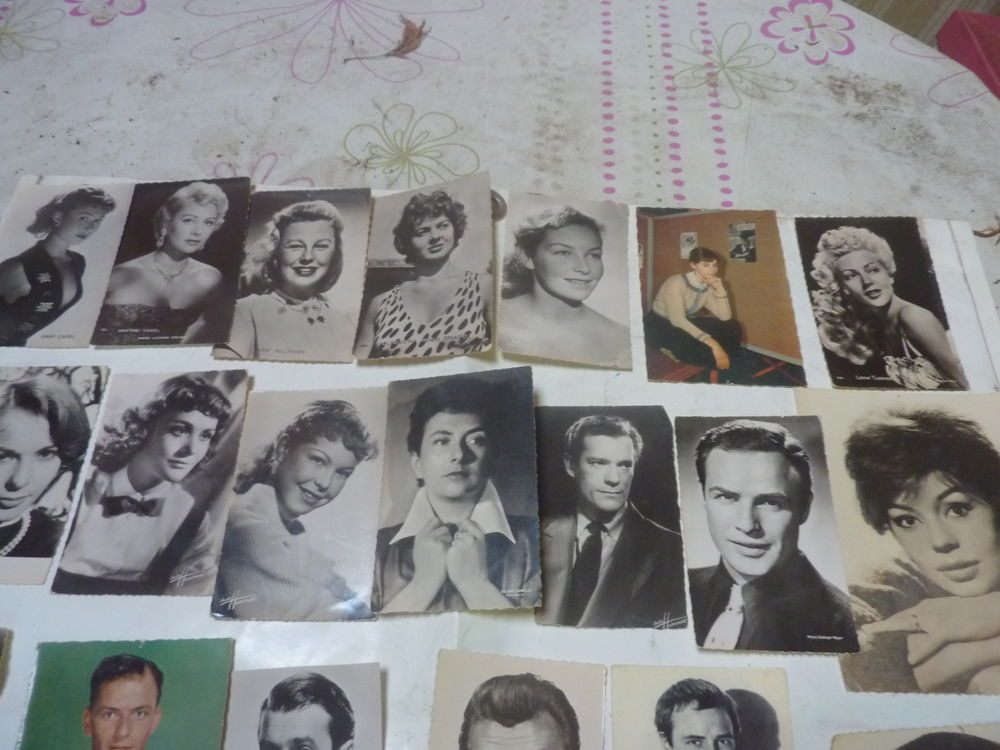 Cartes Photo des STARS des ann&eacute;es 1950 