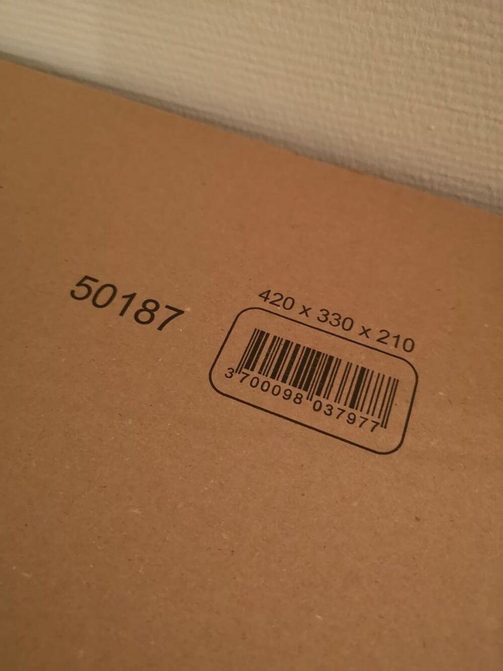 Carton ondul&eacute; simple 44x33x21cm - 10 bo&icirc;tes Décoration