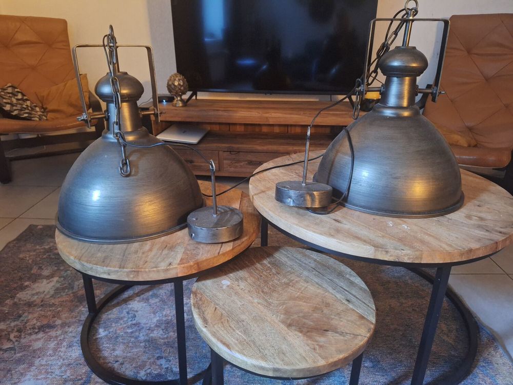 Lot de 2 suspendus industrielles Décoration