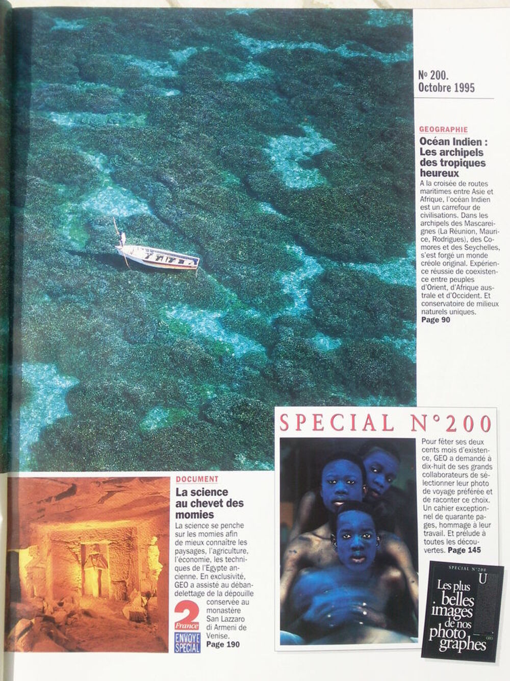GEO N&deg;200 Oct.95 Num&eacute;ro sp&eacute;cial Livres et BD