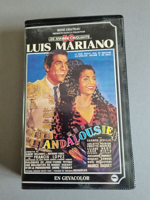 VHS Luis Mariano - Andalousie 3 Saint-Martin-Boulogne (62)