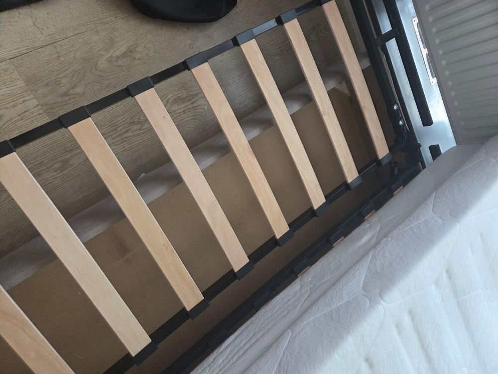 Canape clic-clac tissu gris taupe Meubles