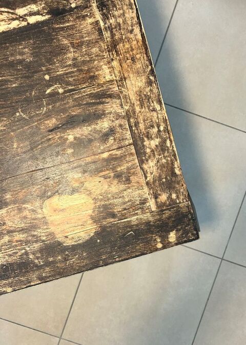 Table basse en bois style industriel / rustique €  finition effet vieilli Veigy-Foncenex (74)