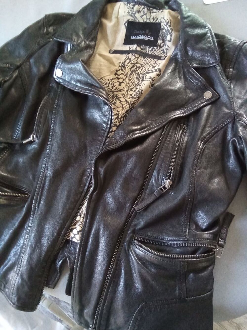 Blouson Cuir Vêtements