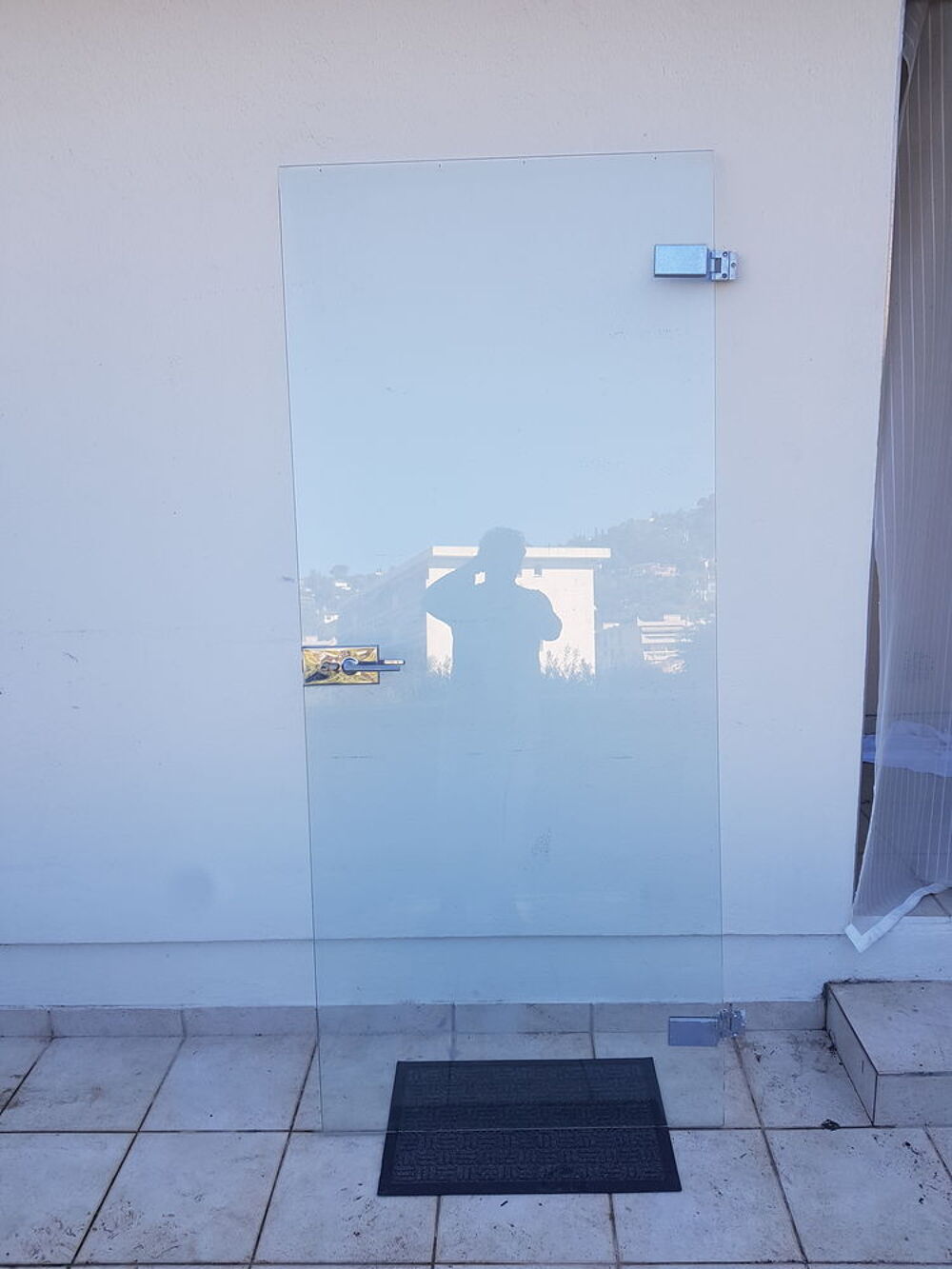 Porte en verre 197.5 x 84.50 x 6 mm 50 Euros Bricolage