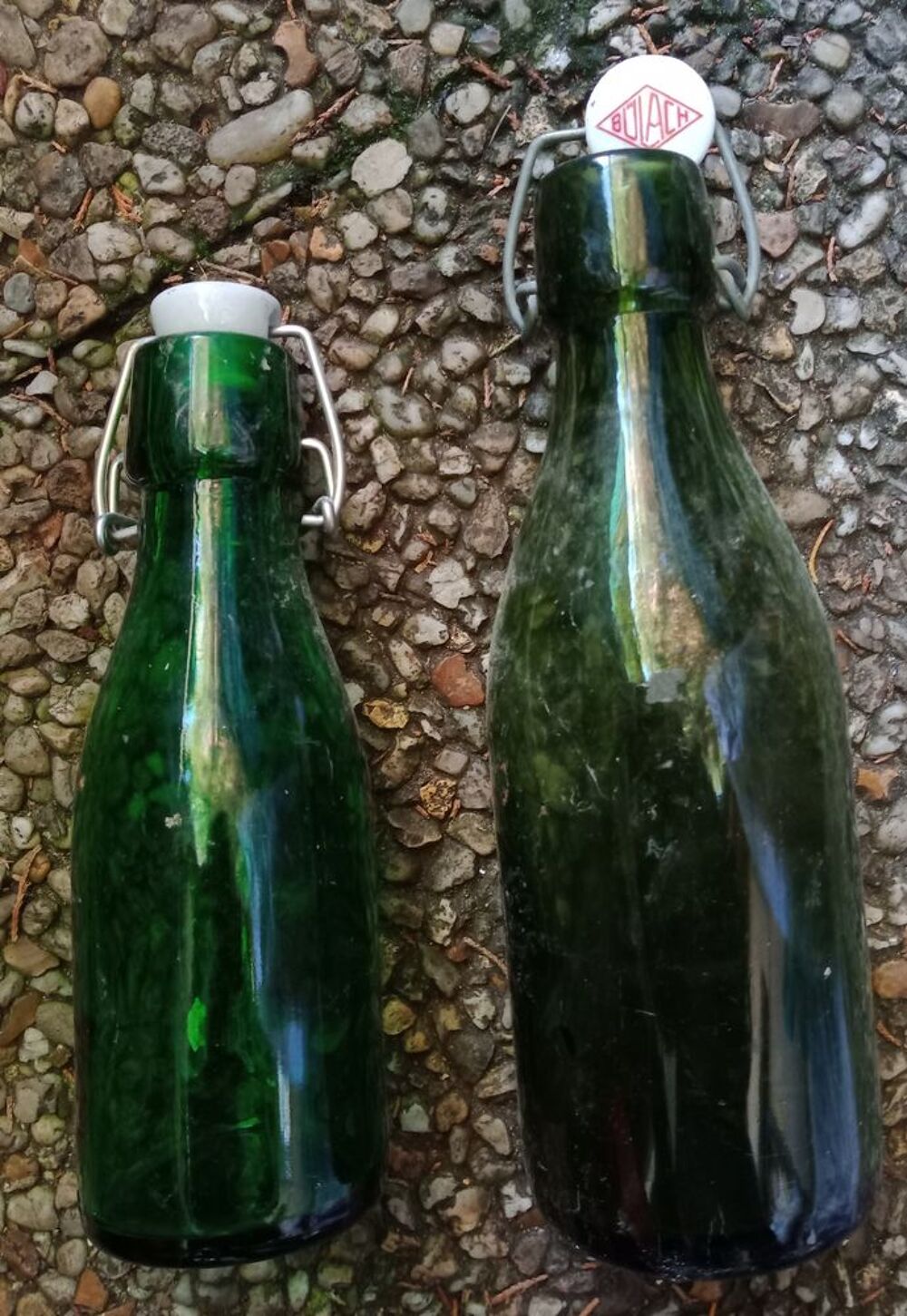 20 bouteilles Bulach en verre Décoration