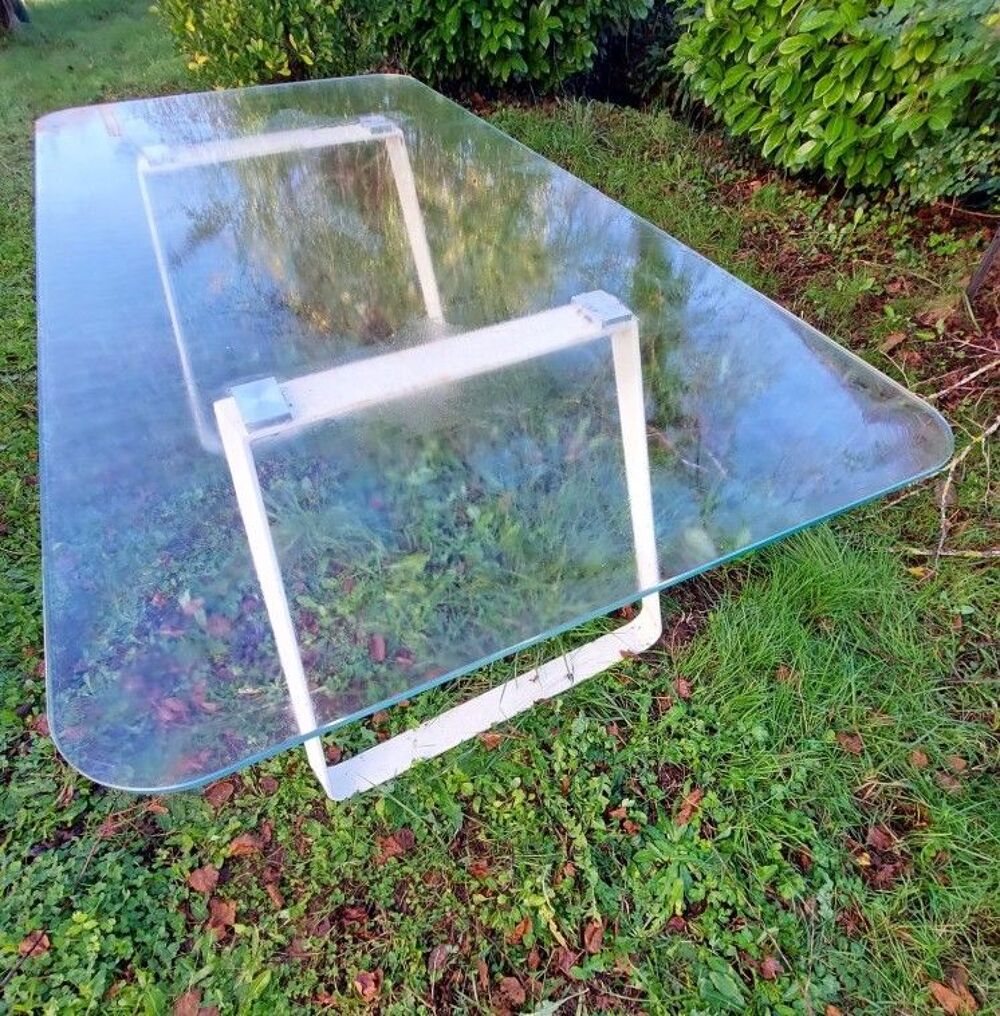 TABLE EN VERRE DESIGN 180cm x 90cm verre10mm - 3 EXEMPLAIRES Meubles