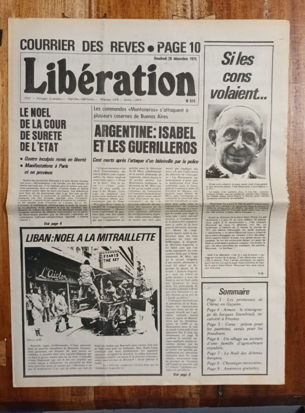 Journaux Lib&eacute;ration 