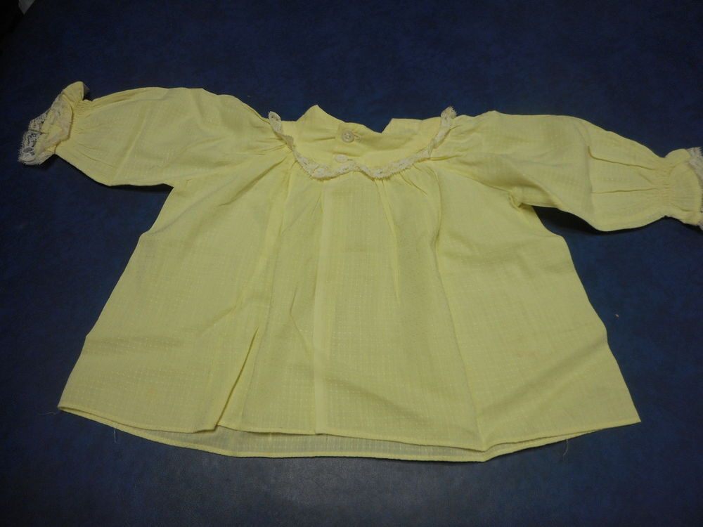 Ancienne blouse jaune pour nourrisson Vêtements enfants
