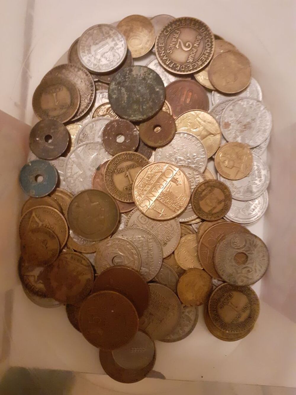 Lot d'anciennes pi&egrave;ces pour collectionneur 