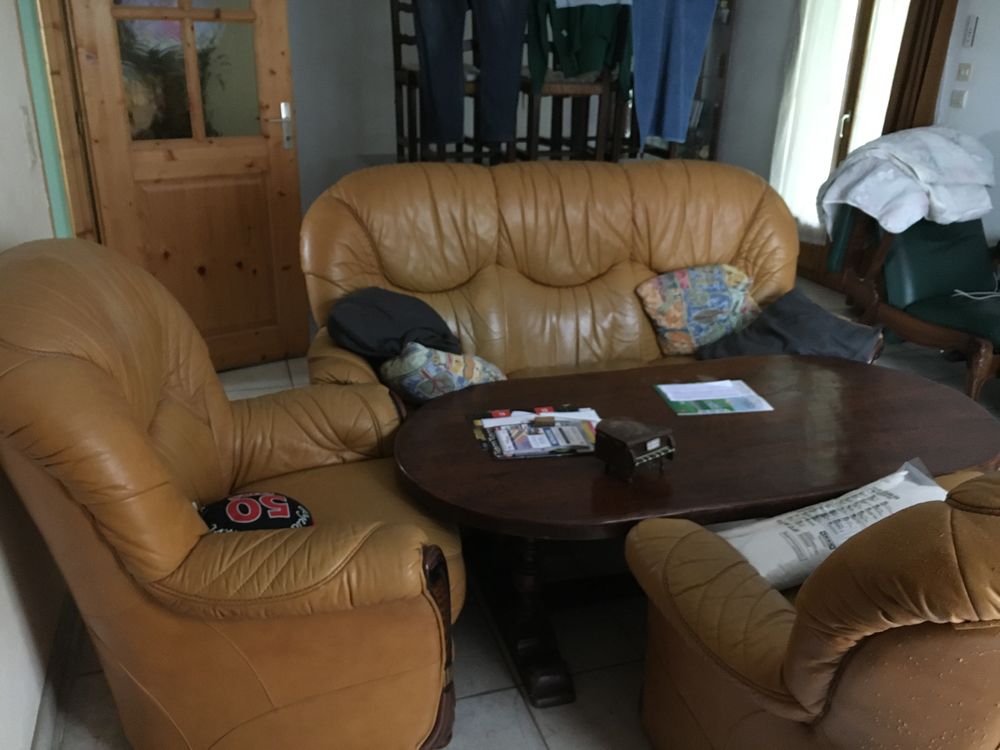 Salon en cuir Meubles