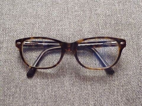 Monture/ Lunette de Vue Rectangle Plastique Marron- Ray Ban 25 Paris 15 (75)