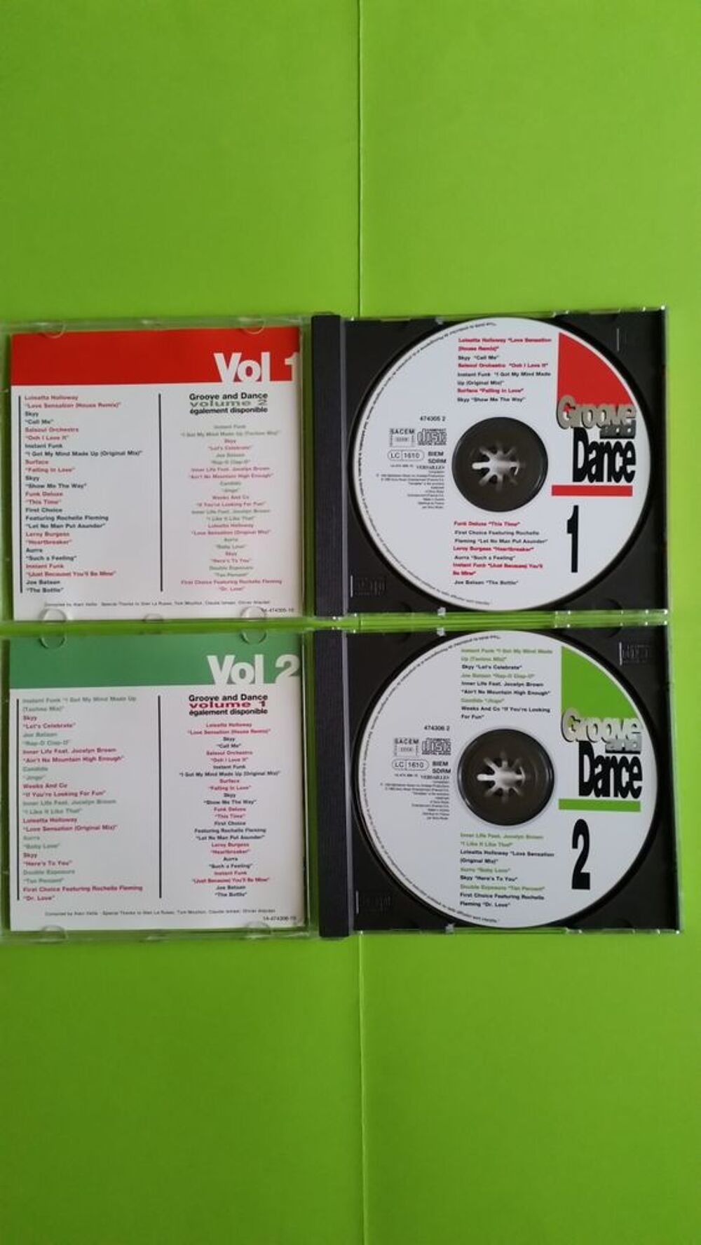 GROOVE AND DANCE VOL.1/2 CD et vinyles