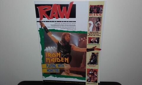 RAW (r.a.w.) N00 Promo Revue Anglaise Avec Iron Maiden... 30 Angers (49)