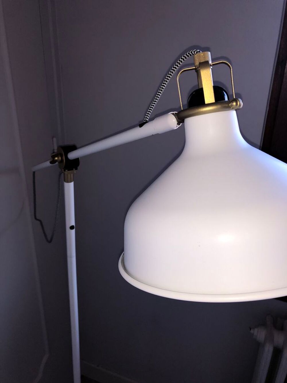 Lampadaire blanc Décoration