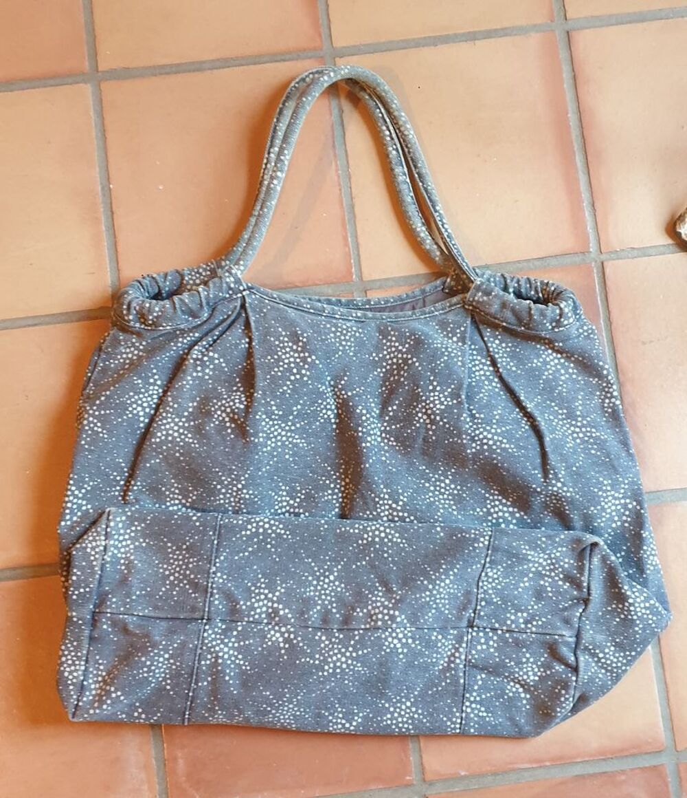 GRAND SAC GRIS COMPTOIR DES COTONNIERS Maroquinerie