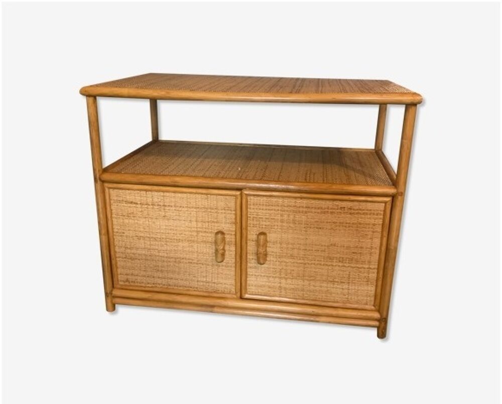 Buffet en rotin et bambou vintage Meubles