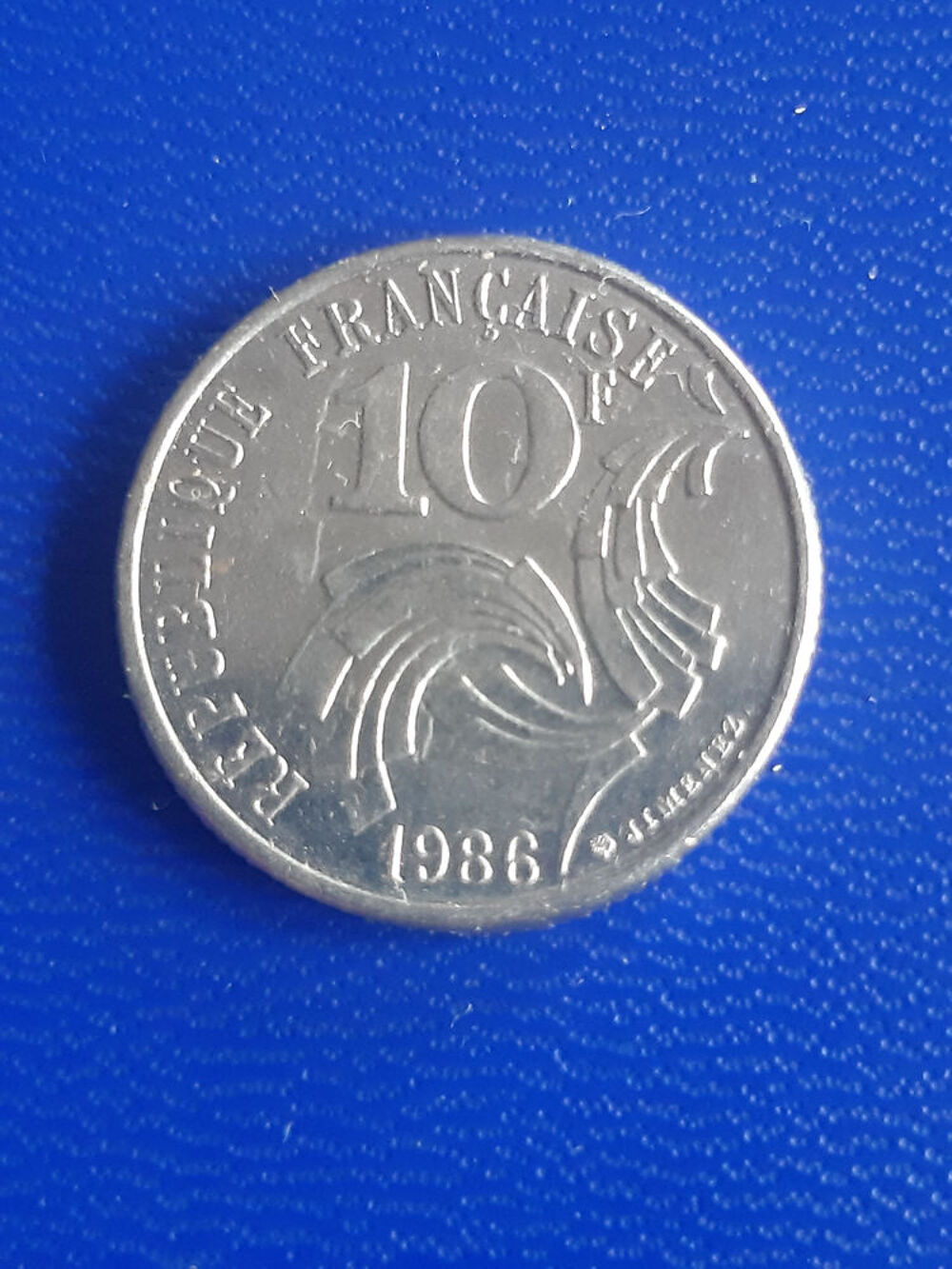 1986 variante Bretagne 10 francs KM# 959 