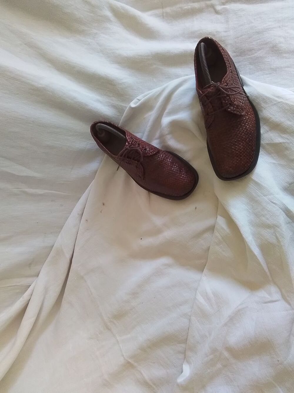 Chaussures homme tress&eacute;es Chaussures