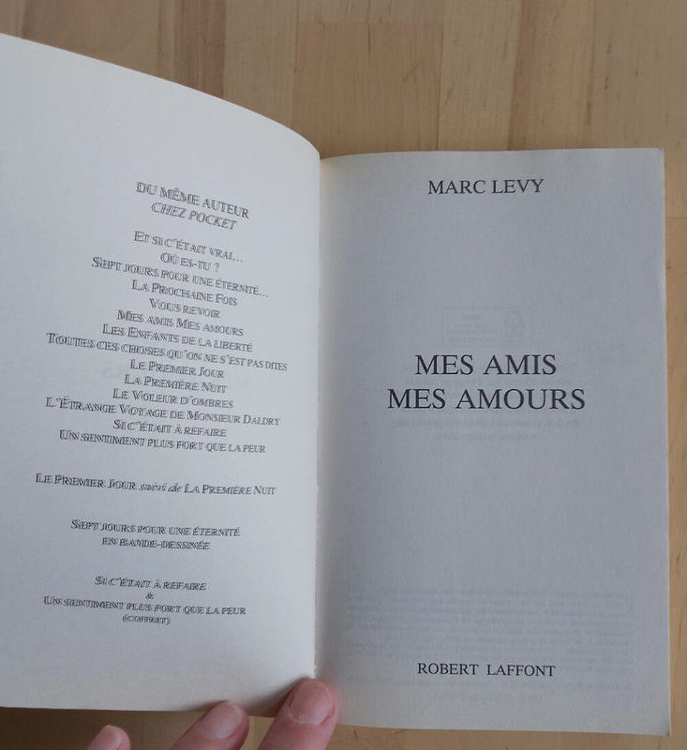 Mes amis, mes amours Livres et BD