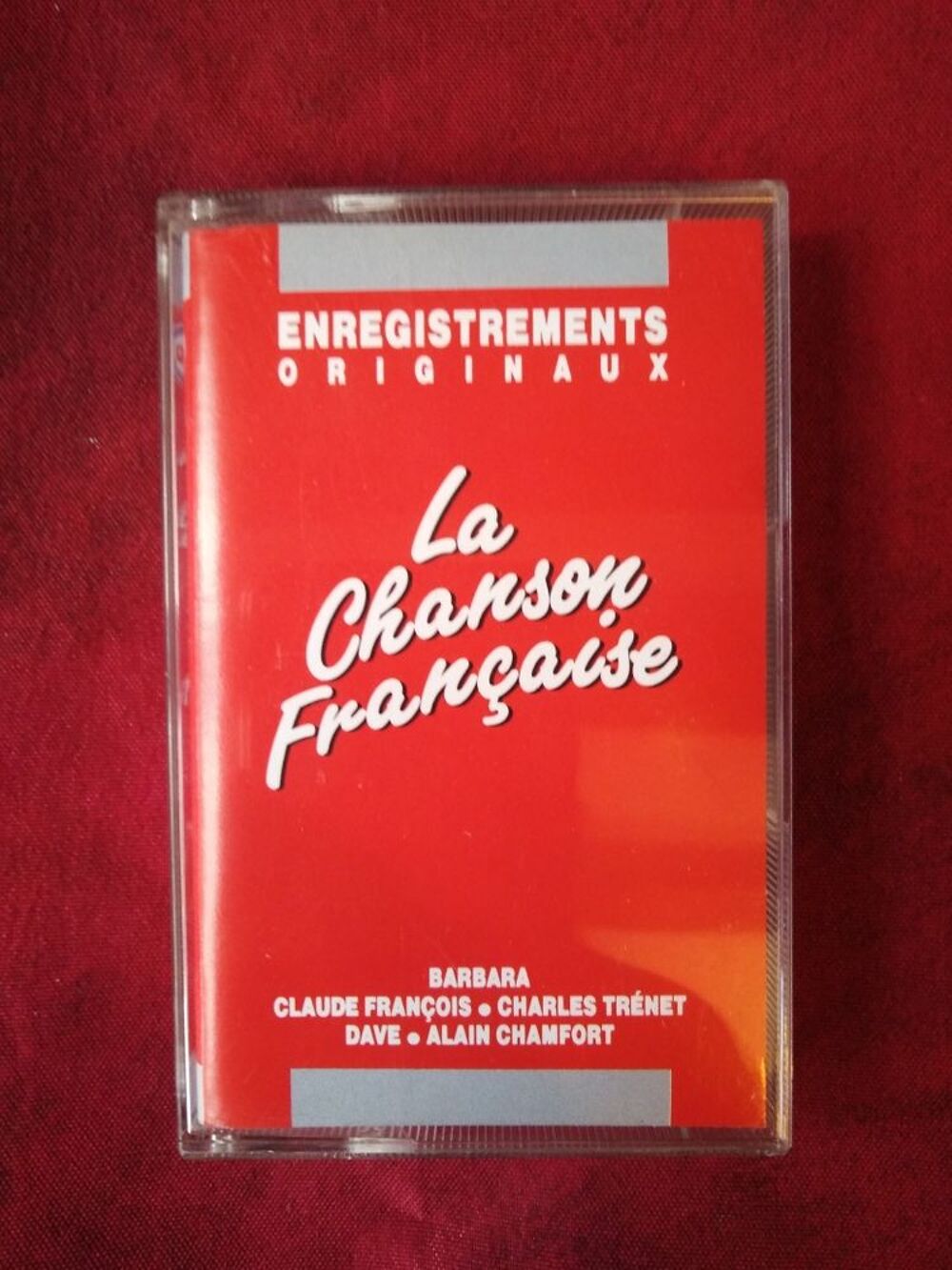 Cassette audio la chanson fran&ccedil;aise enregistrements originaux CD et vinyles