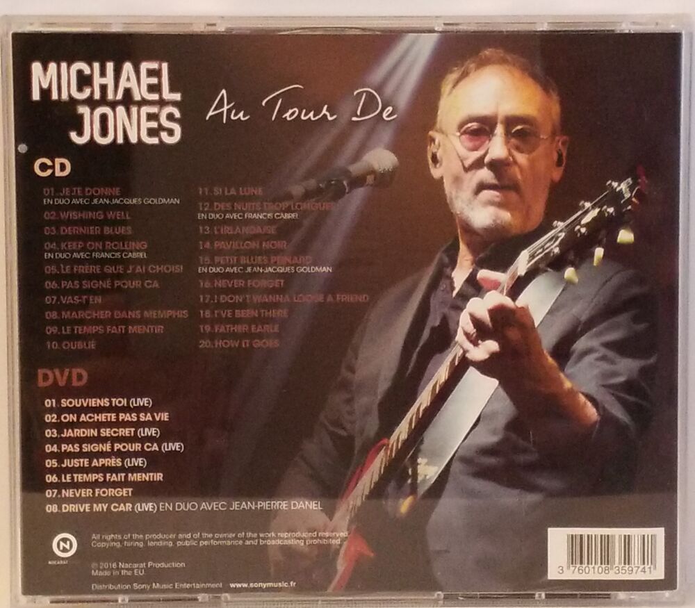 Michael Jones Au Tour De CD et vinyles