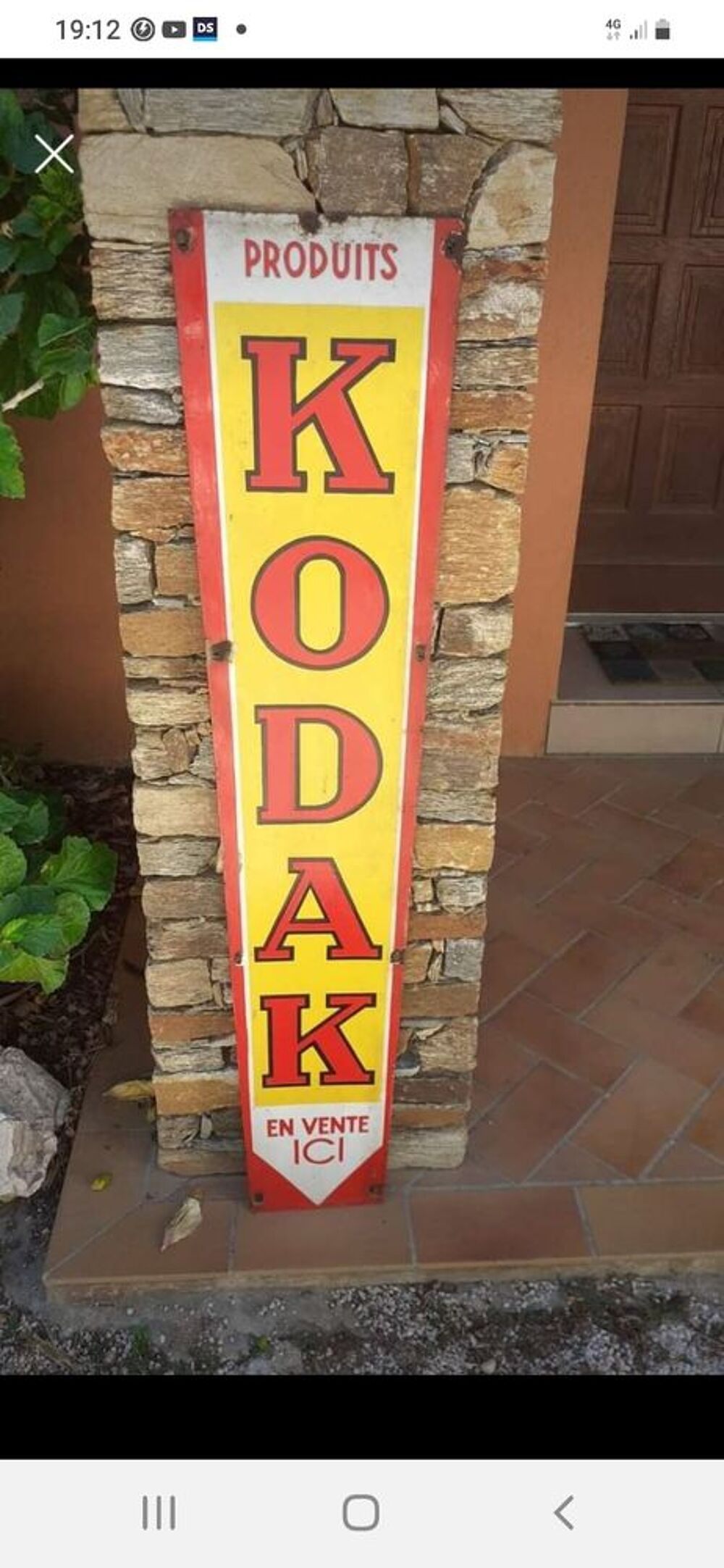 plaque Kodak 