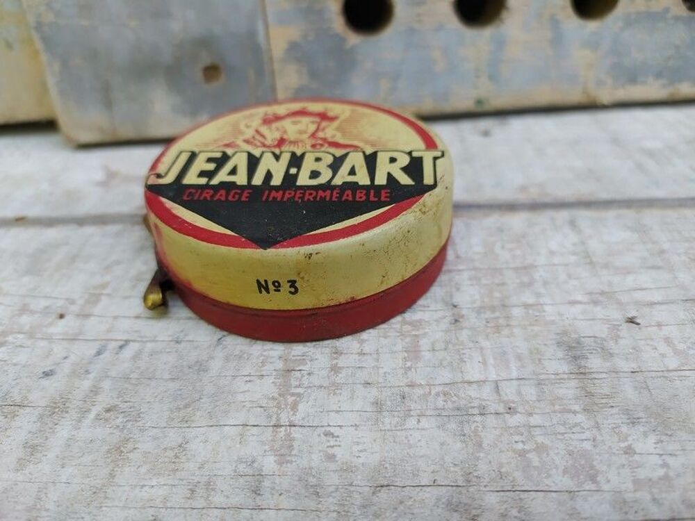 Ancienne Boite Publicitaire Cirage Jean-Bart N&deg;3 