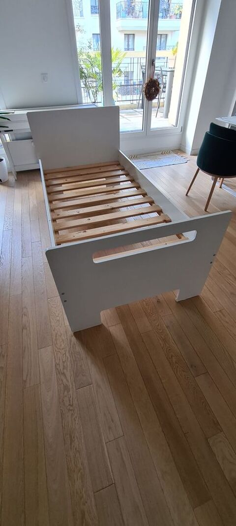 : Lit enfant 190x90 cm de couleur blanche 35 Levallois-Perret (92)