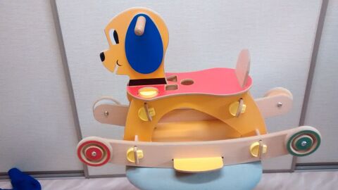 Jouet ancien en bois 35 L'Huisserie (53)