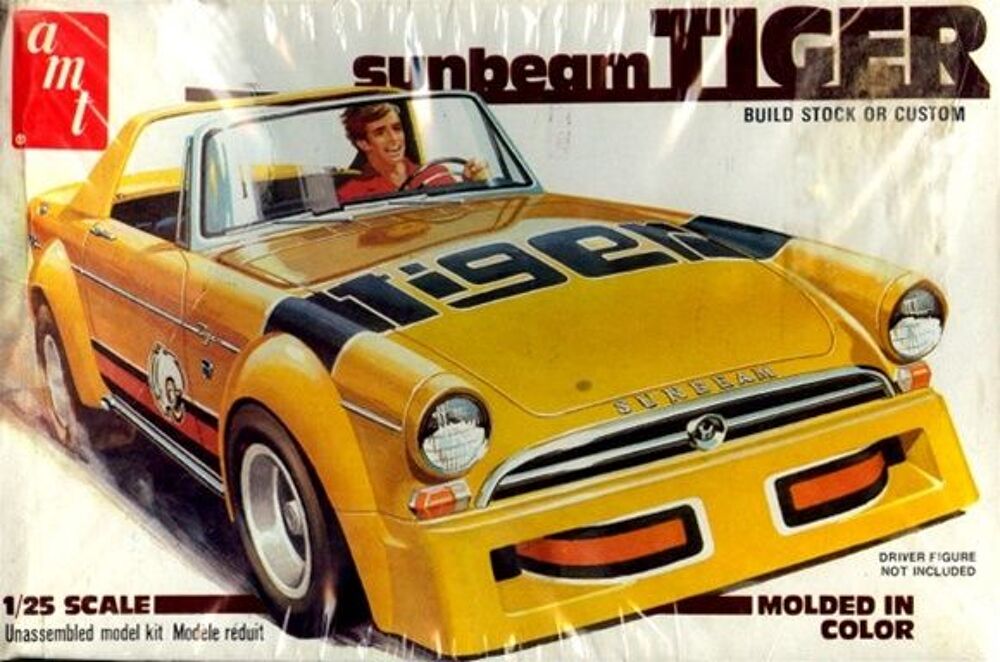 Tr. Rare James Bond Sunbeam Alpine Tiger AMT 1.25 Jeux / jouets