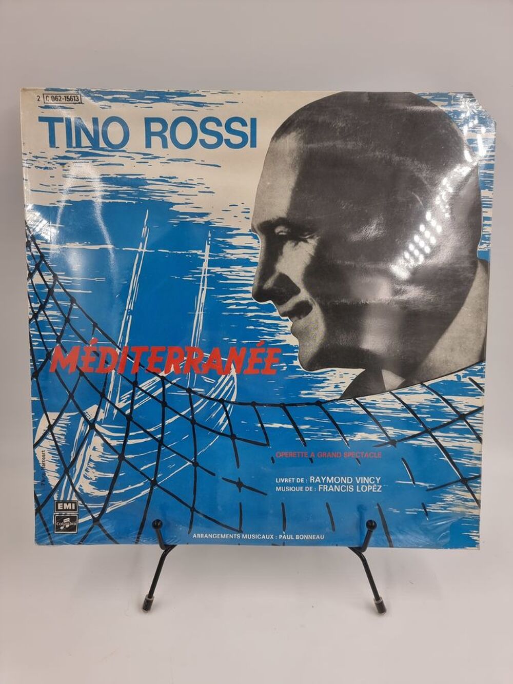 Vinyle 33 tours Tino Rossi : M&eacute;diterran&eacute;e neuf sous blister CD et vinyles