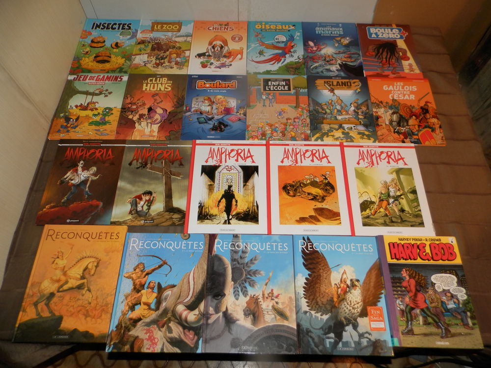 61 bandes dessin&eacute;es vari&eacute;es
Livres et BD