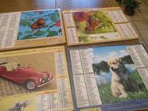 Huit anciens et divers calendriers de la poste et autres 0 M�rignies (59)