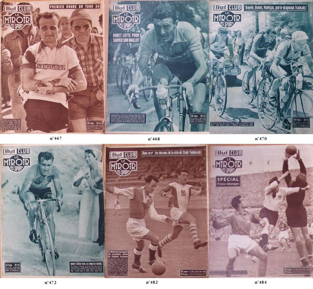 Le Miroir des sports But club ann&eacute;e 1954 