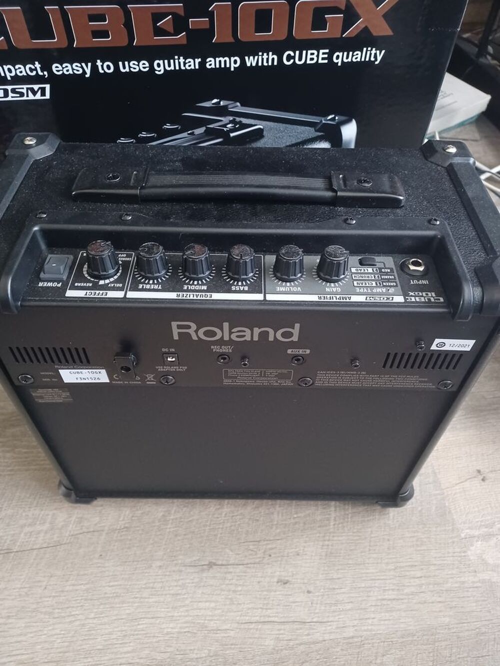 Ampli guitare Cube 10 Gx Instruments de musique