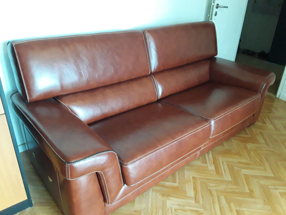DE CANAPE DE LUXE EN CUIR 3 PLACES Meubles