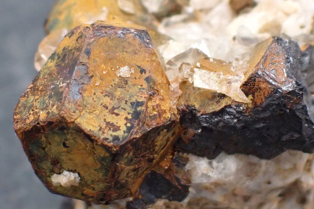 Pyrite &amp; Dolomite &amp; Calcite Lamalou-Les-Bains H&eacute;rault France 