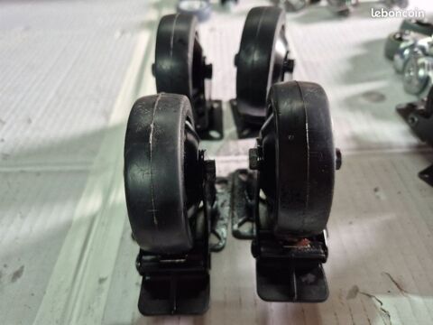 Lot de 4 roulettes pivotante �75 mm � platine 20 Mimizan (40)