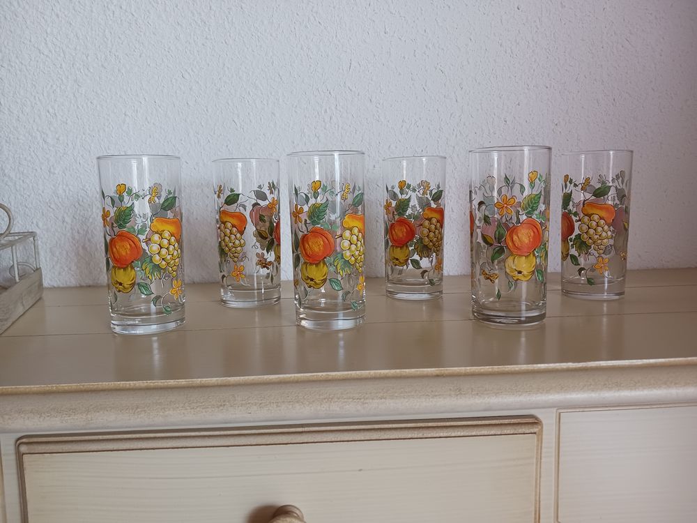 Ensemble de verres avec son panier Electroménager
