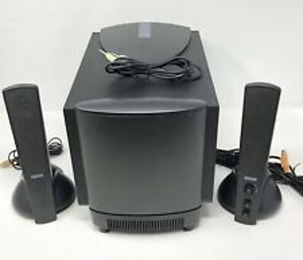 ENSEMBLE DE 3 ENCEINTES ACOUSTIQUES POUR ORDINATEUR Matériel informatique