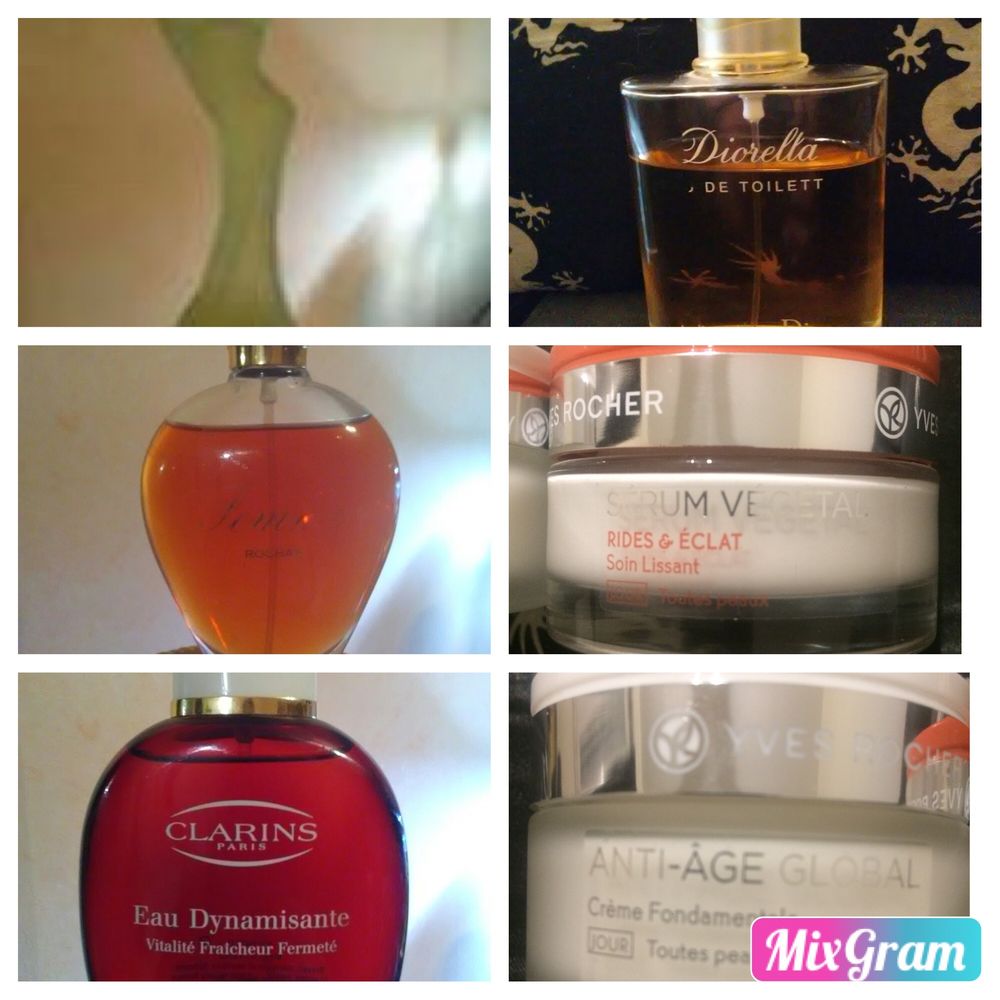 lot parfum authentique et cr&egrave;me 
