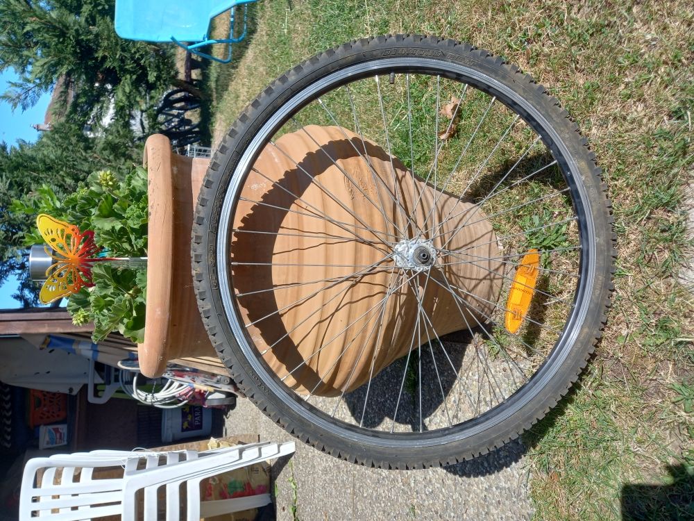 roue VTT jante droite dimension du pneu 26X1,75 Vélos