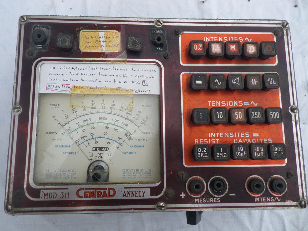 Contr&ocirc;leur CENTRAD mod&egrave;le 311 Bricolage