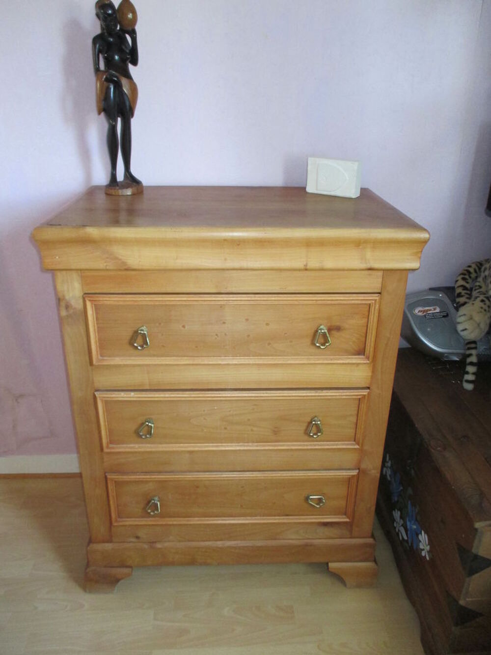 commode plus table de nuit acajou Meubles