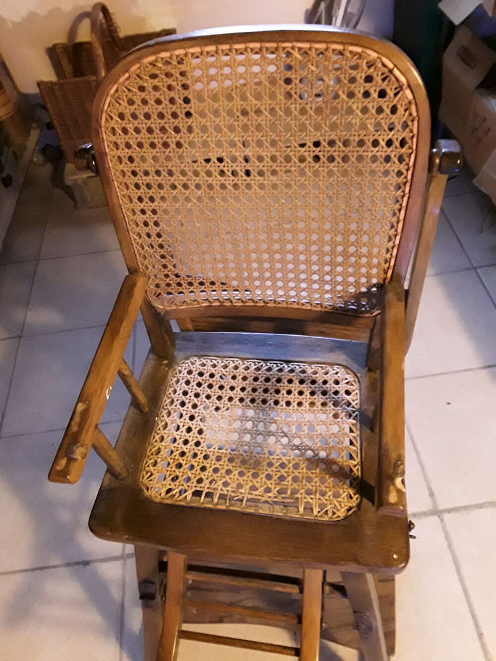 Chaise haute vintage Puériculture