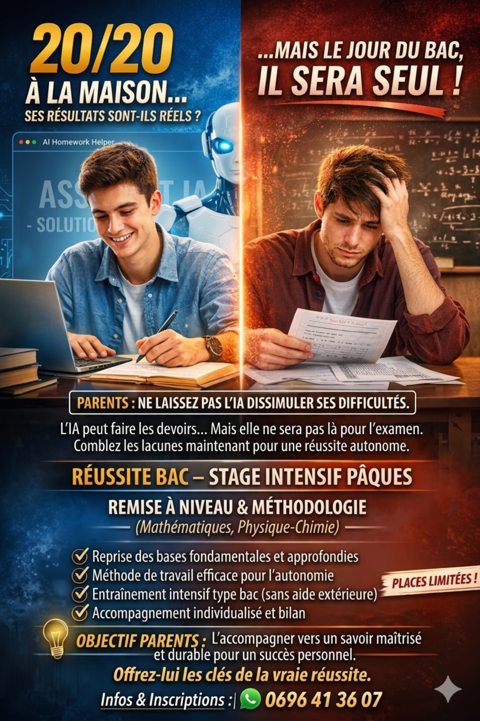  Cours Maths & Physique-Chimie 0 97200 Martinique