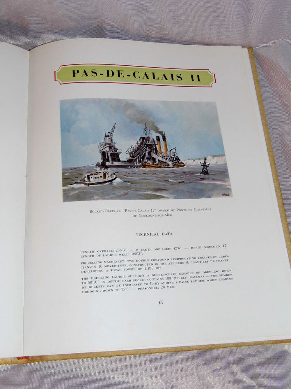 Chantier de France DUNKERQUE Bateau marine 1958 