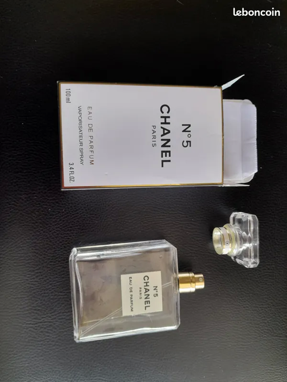 Flacon vide + boite chanel 5 