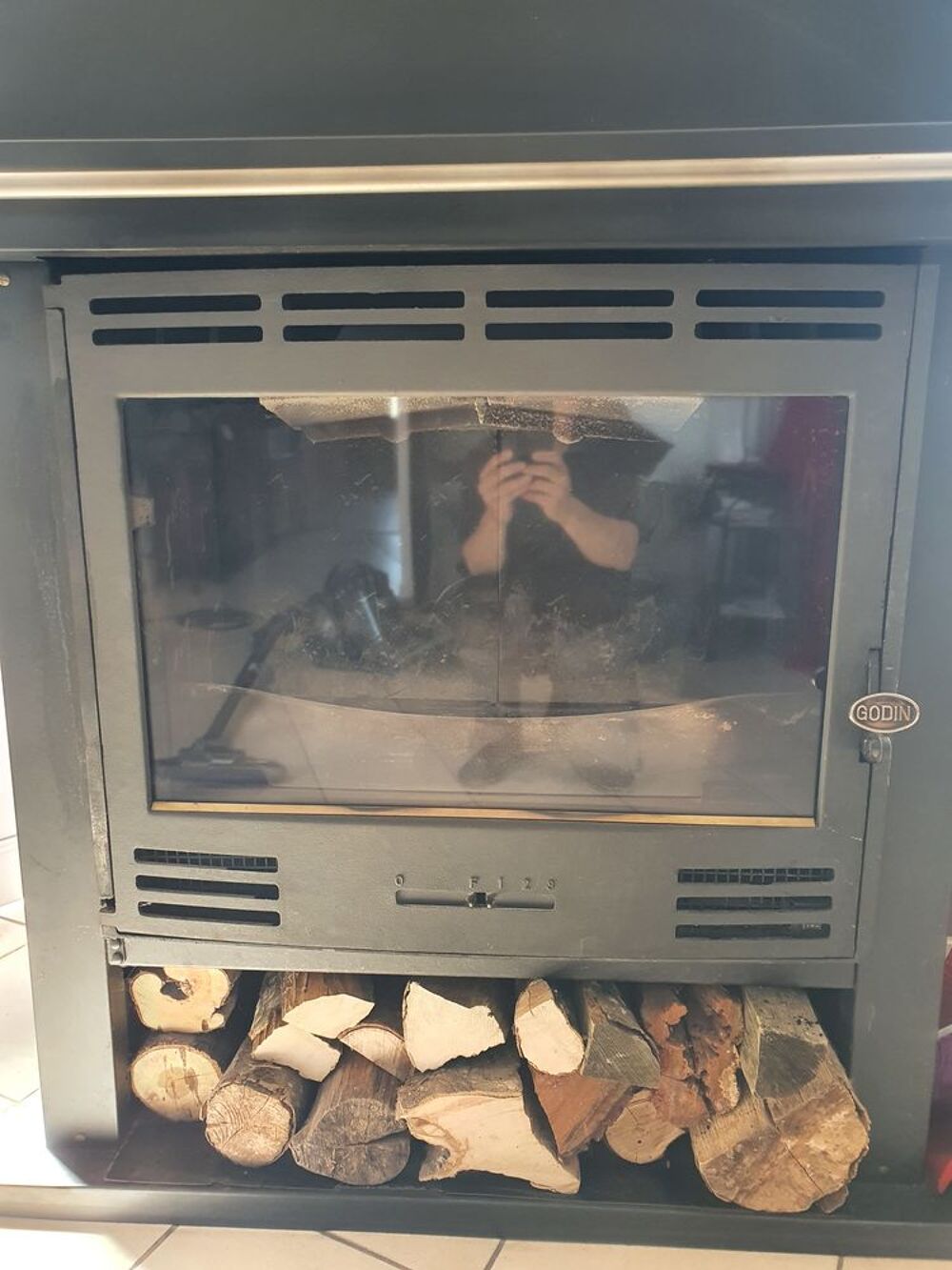 Chemin&eacute;e Bois Godin Bricolage